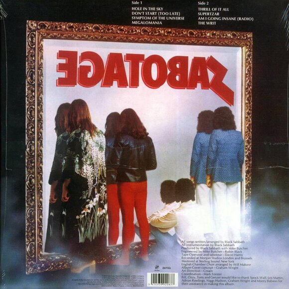 Black Sabbath – Sabotage (2022) New Sealed Vinyl LP - Picture 2 of 2